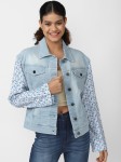 Forever 21 Women Cotton Blue Denim Jacket