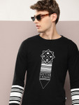 Justice League Printed Drop-Shoulder Sleeves Pure Cotton T-shirt