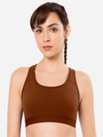 Amante Solid Padded Non-Wired Full Coverage Sports Bra