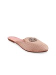 Apratim Embellished Round Toe Mules