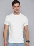 Here&Now Men Solid Pure Cotton T-shirt