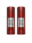 Denver Man of Steel Set of 2 Pump Deodorant Body Spray – 127 g Each