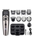 Vega Men VHTH-32 9-in-1 Pro Multi Grooming Trimmer – Gunmetal-Toned & Black