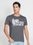 U.S. Polo Assn. Denim Co. Men Polo Collar Slim Fit Pure Cotton T-shirt @ 65% off