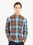 Snitch Slim Fit Tartan Checks Casual Shirt