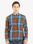 Snitch Checked Cotton Casual Shirt