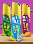 Set Wet Men Set of Cool – Charm & Swag Avatar Deodorant Body Spray Perfume – 150 ml Each