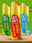 Set Wet Men Set of Cool – Charm & Mischief Avatar Deodorant Body Spray Perfume-150 ml Each