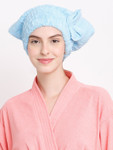 Cortina Blue Solid Hair Towel