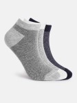 Mast & Harbour Men Set Of 3 Patterned Ankle Length Socks