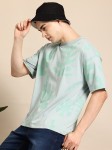 Mast & Harbour Printed Drop-Shoulder Oversized T-shirt