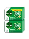 Dettol Set Of 8 Original Germ Defence Bathing Bar Soap To Protect From Germs – 125g Each