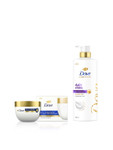 Dove Set of Daily Shine Shampoo – 650ml & 10-in-1 Deep Repair Treatment Hair Mask – 120ml