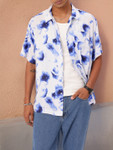 Kook N Keech KooK N Keech Indigo Hues Art Of Tie & Dye Oversized Shirt
