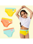 Superbottoms Girl Supersoft Premium Antimicrobial Mid-Rise Bamboo Briefs