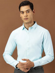Invictus Slim Fit Spread Collar Long Sleeves Cotton Formal Shirt