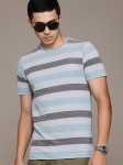 Roadster Men Striped T-shirt