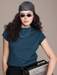 Roadster The Life Co. Extended Sleeves Pure Cotton T-shirt