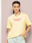 Kook N Keech Graphic Print Drop-Shoulder Sleeves Pure Cotton T-shirt