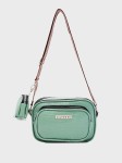 Caprese Croc Textured Sling Bag With Pouch