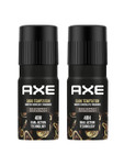 Axe Men Set of 2 Dark Temptation Long Lasting Deodorant Body Spray – 96g (150ml) each
