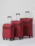 Wildcraft Set of 3 Brooks Torq Trolley Suitcases – Cabin, Medium & Large