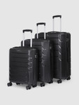 Aristocrat Unisex CHROMA Set of 3 Hard Shell Cabin, Medium & Large Trolley Suitcases
