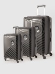 Wildcraft Set of 3 Onyx Lite Trolley Suitcases – Cabin Medium & Large