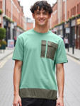 Bewakoof Heavy Duty Men Colourblocked T-shirt