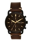 Fossil Men Leather Straps Analogue Chronograph Watch – FS5403_SOR