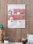 Cortina White & Red Printed Handbag Organiser