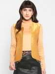 Hangup Women Mustard Printed Lightweight Jacket