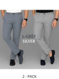 Black Slim Fit Casual Trousers – Easy Wash 1