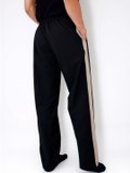 Black Colourblocked Training Track Pants 2