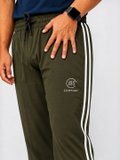 Olive Brand Logo Training Track Pants 5