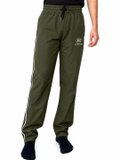 Olive Brand Logo Training Track Pants 1