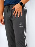 Olive Green Brand Logo Training Track Pants 3