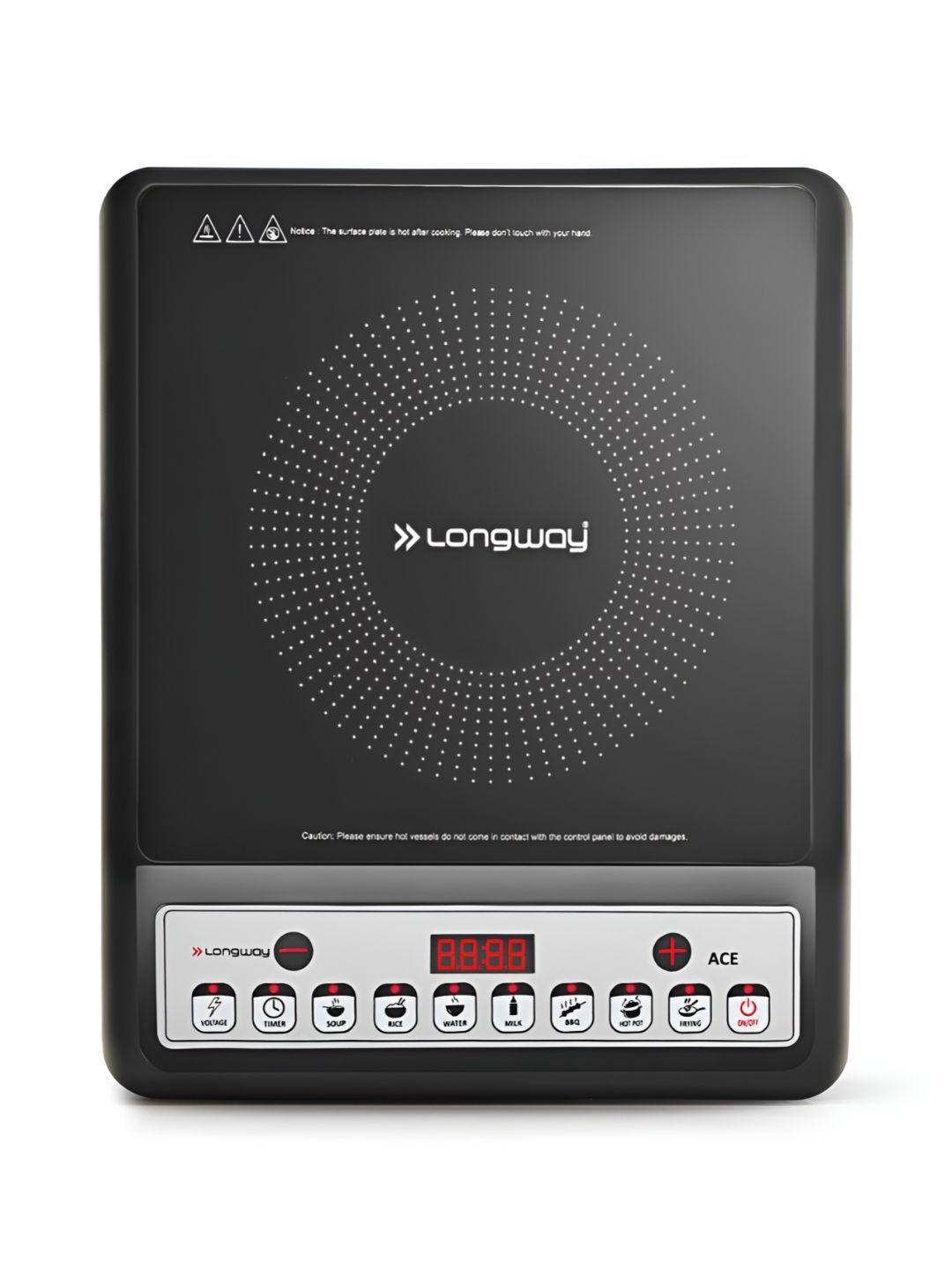 Buy Longway Ace IC Black 2000 Watt Induction Cooktop With Over Heat Protection & Push Button - - Home for Unisex