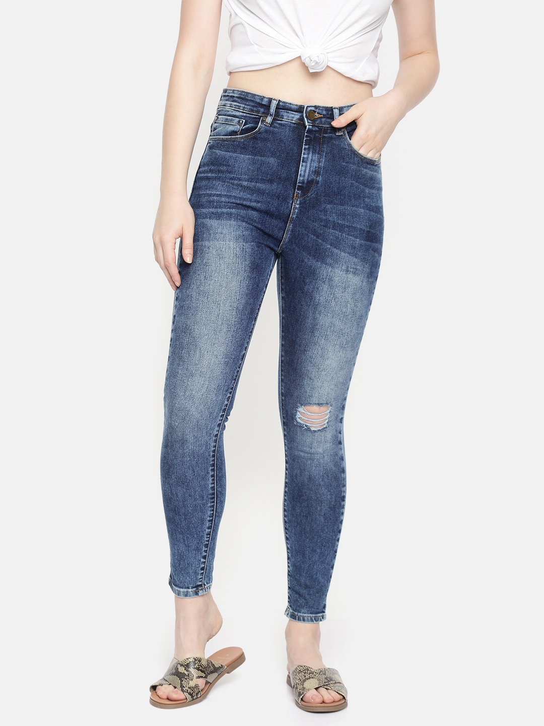 alexa high rise skinny jeans