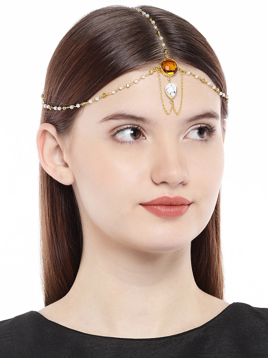 Buy AccessHer Gold Plated Head Jewellery Head Jewellery for Women