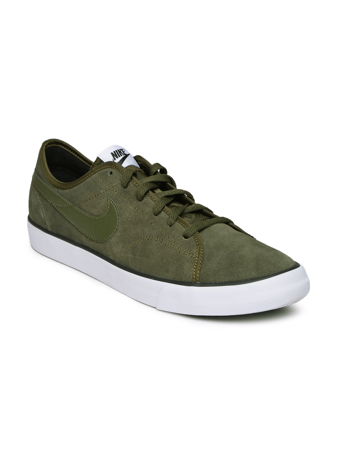 nike olive green wedge sneakers