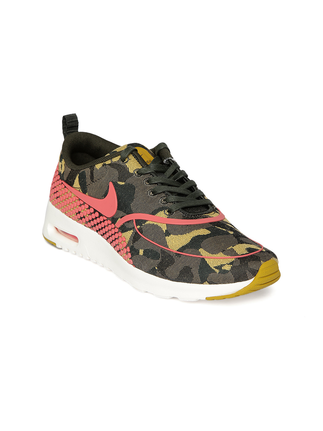 womens green and black nike shoes