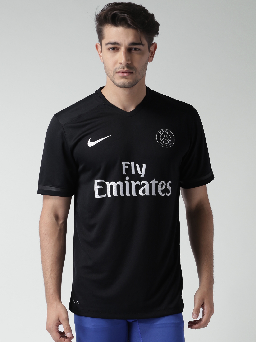 Buy Nike Black Paris Saint Germain Football Club Jersey ...