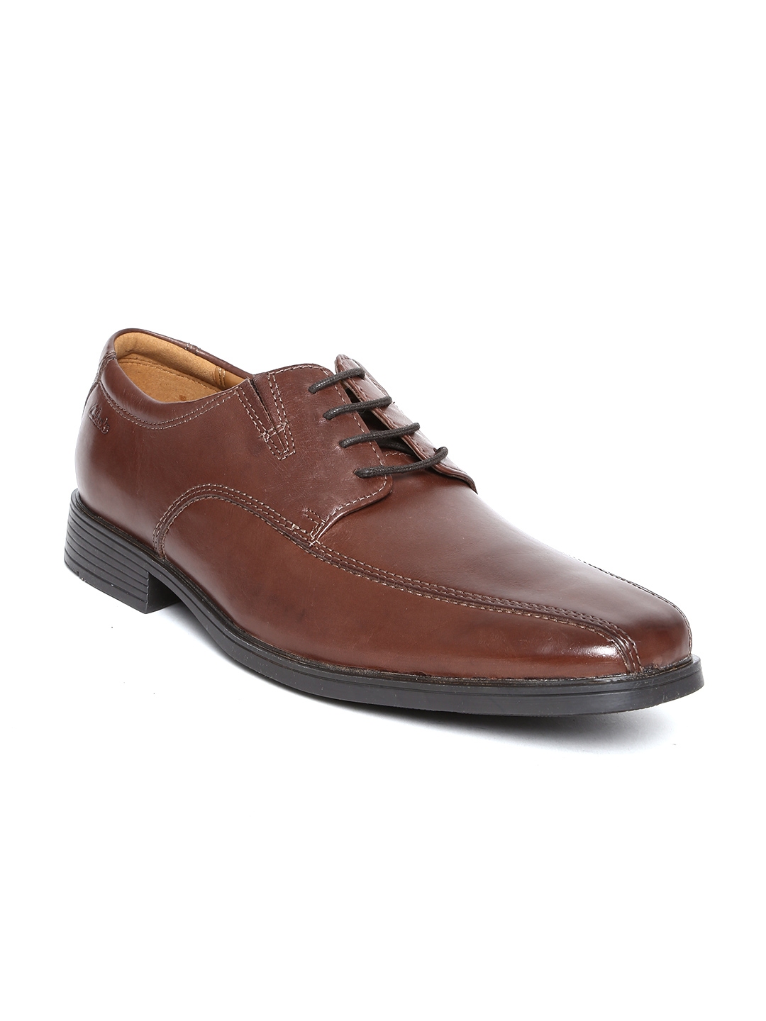 Buy Clarks Men Brown Leather Formal Shoes - Formal Shoes for Men ...