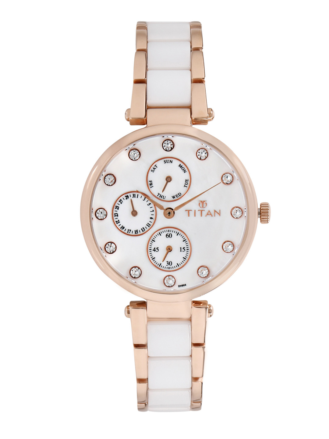 Buy Titan Women White Analogue Watch 95062WD02 Watches for Women