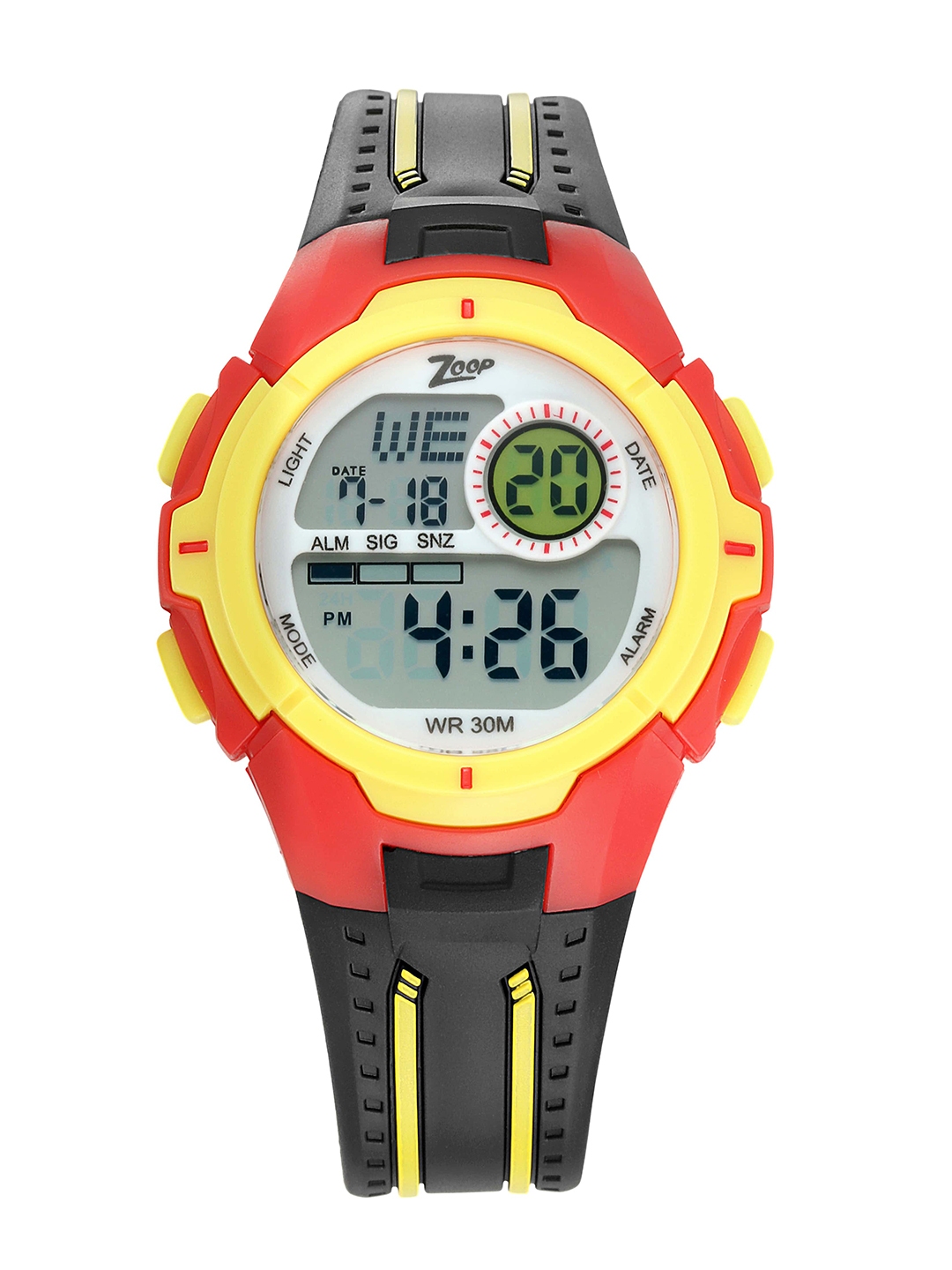 how to set time in zoop digital watch