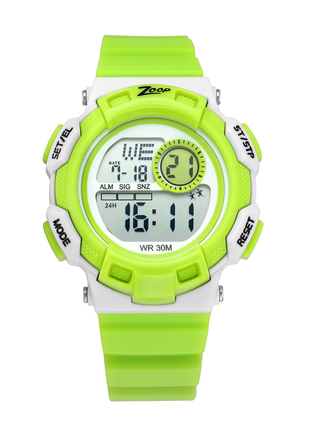 how to set time in zoop digital watch