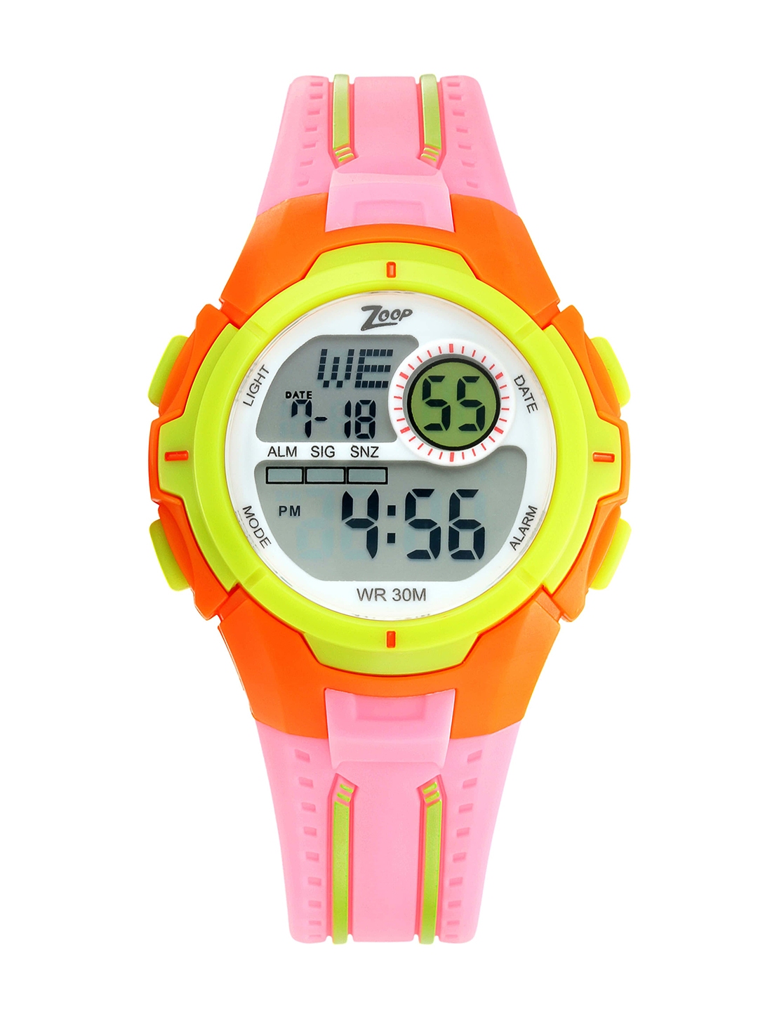 how to set time in zoop digital watch