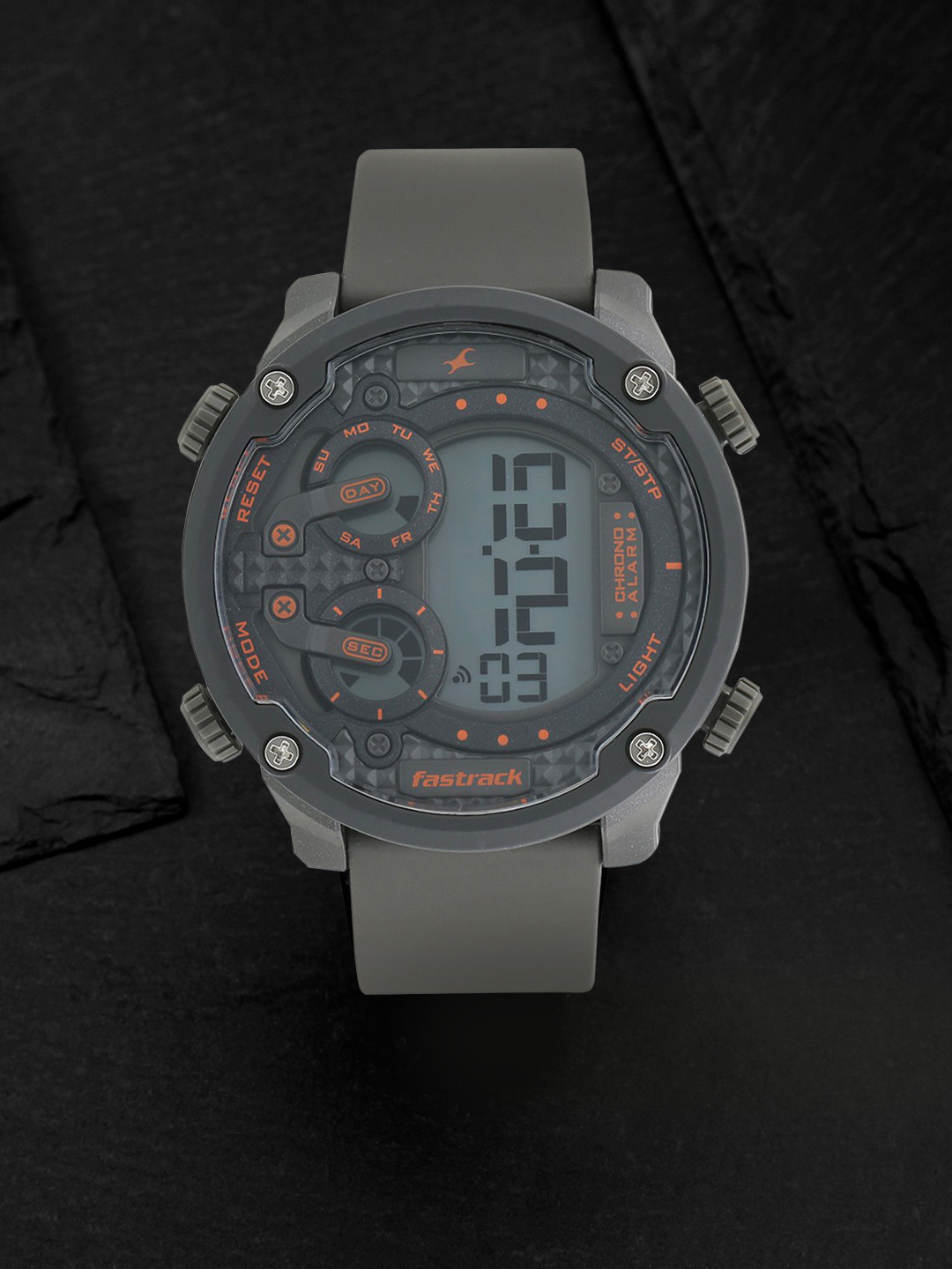 Buy Fastrack Trendies Men Grey Digital Watch NL38045PP03 Watches for