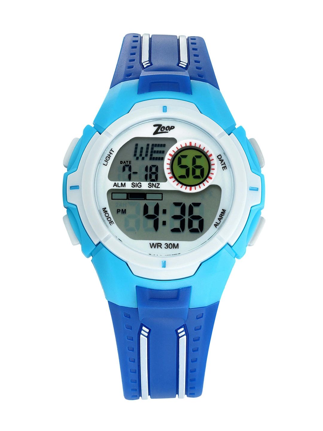 how to set time in zoop digital watch